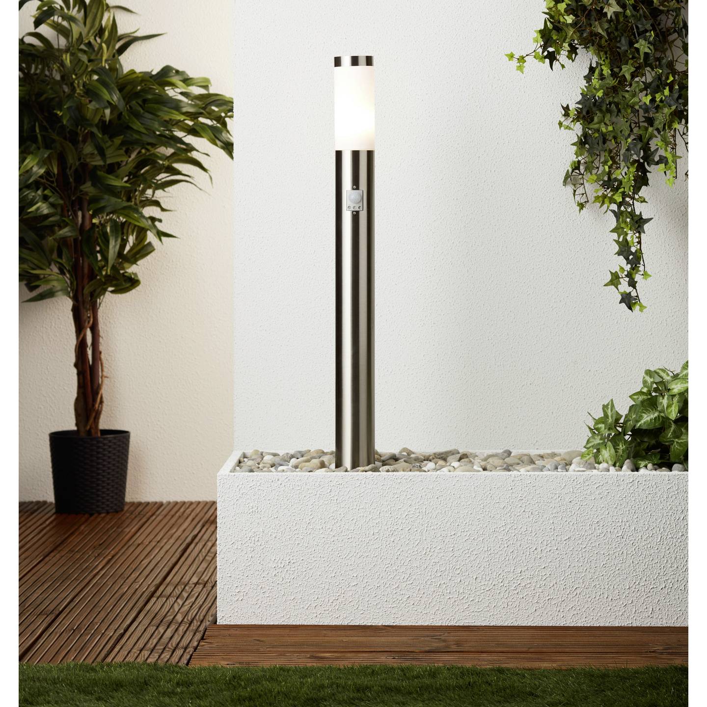 Brilliant Außenstandleuchte Gartenleuchte G46799/82 LED mit Bewegungsmelder - 4004353133756