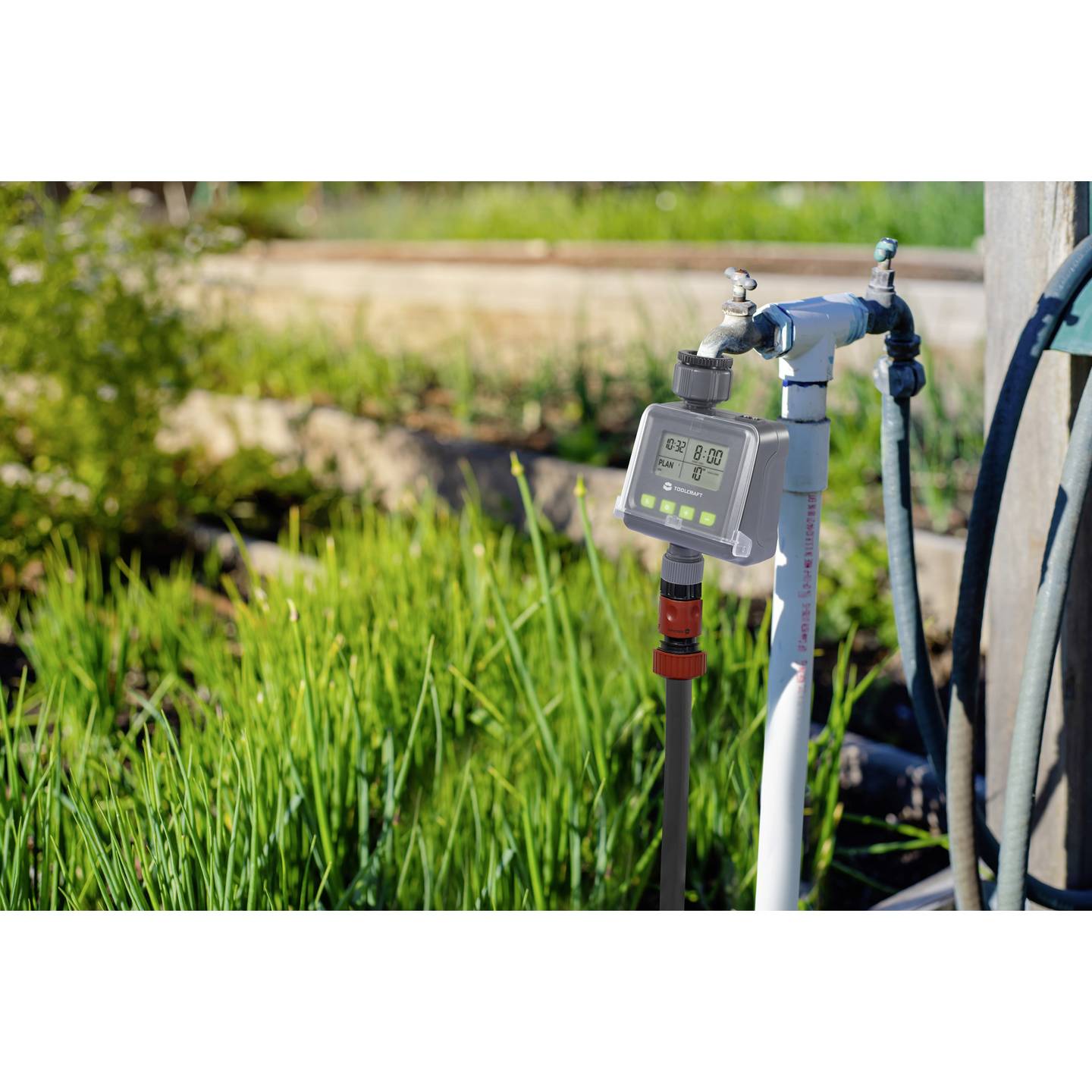 Toolcraft Bewässerungssteuerung Regensensor Gartenbewässerung digital 0-300min - 4064161329253