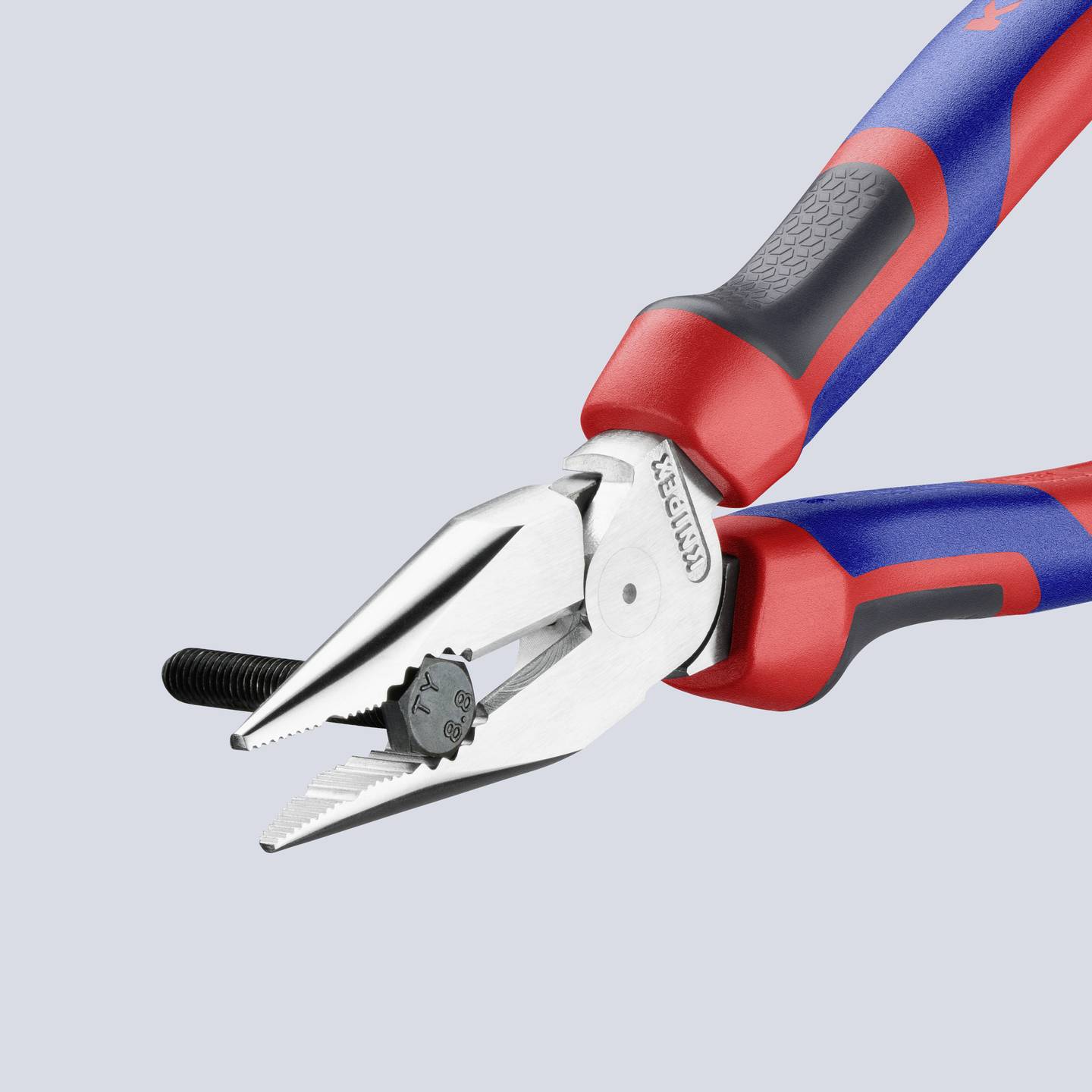 Knipex Kombizange 185mm Zange Werkstatt Schneidhärte 64HRC Ergonomische Griffe - 4003773088349