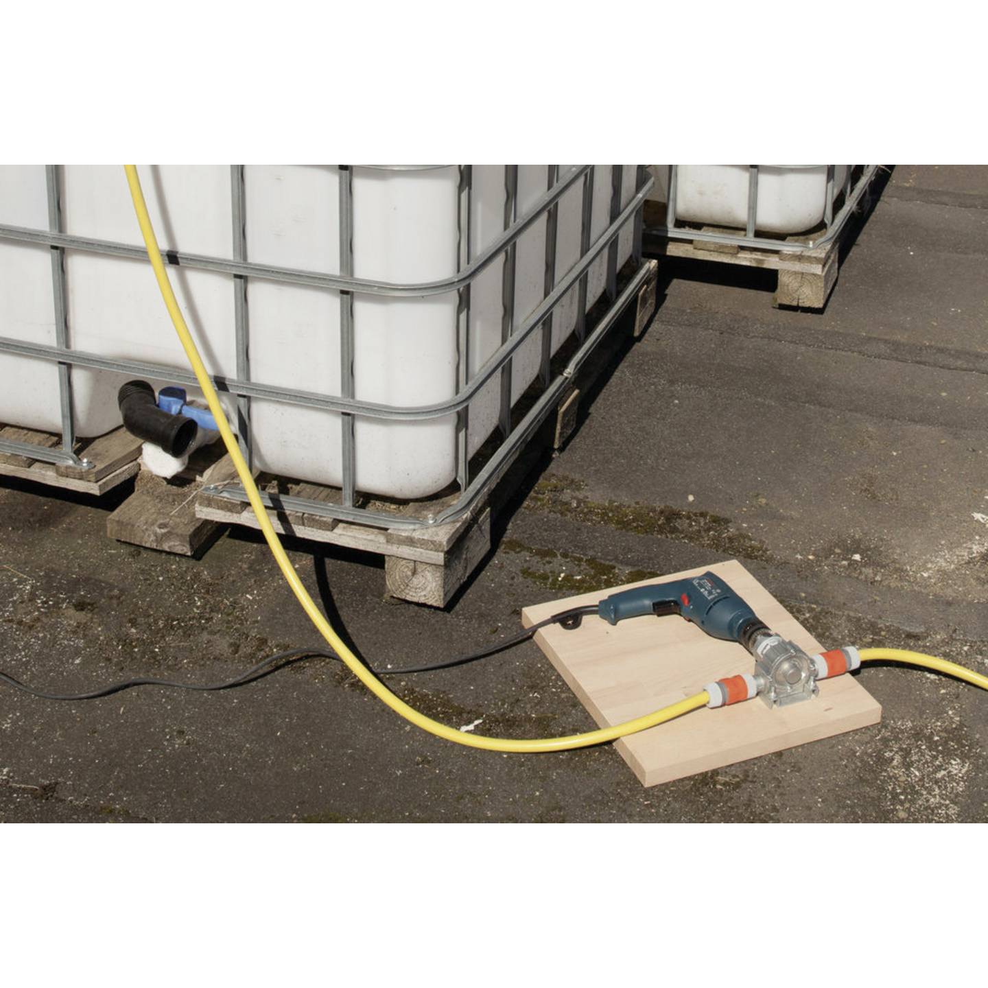 Wolfcraft Bohrmaschinenpumpe selbstansaugend 3000l/h 2800U/min robust - 4006885220003