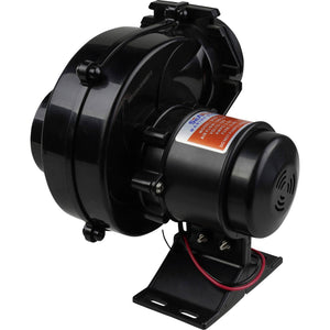 B-Ware SEAFLO Radiallüfter 12V DC 220m³/h Lüfter 30W ABS Kunststoff schwarz