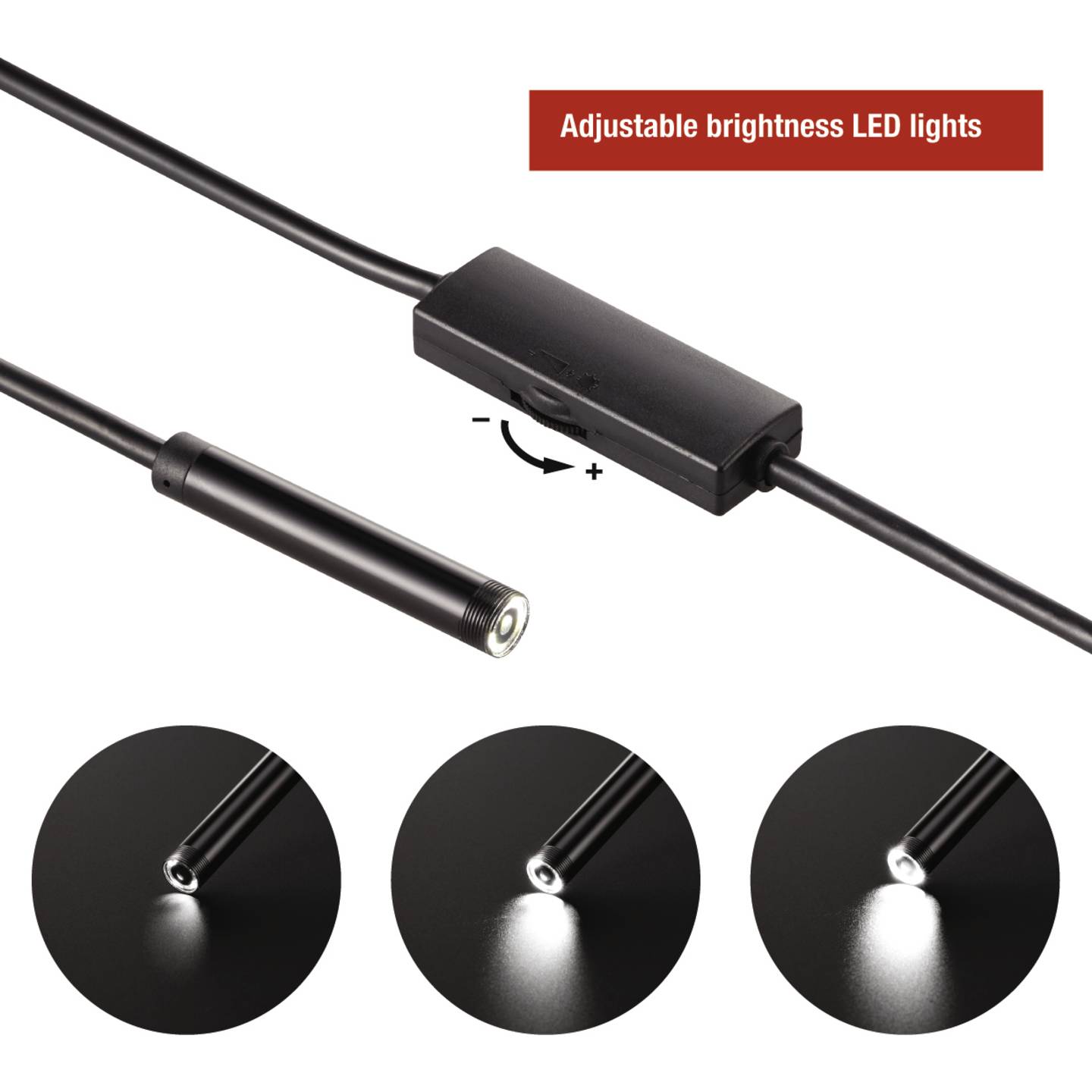 Basetech USB-Endoskop BSK-2100 Inspektionskamera 8mm 10m IP67 wasserdicht - 4053199958085