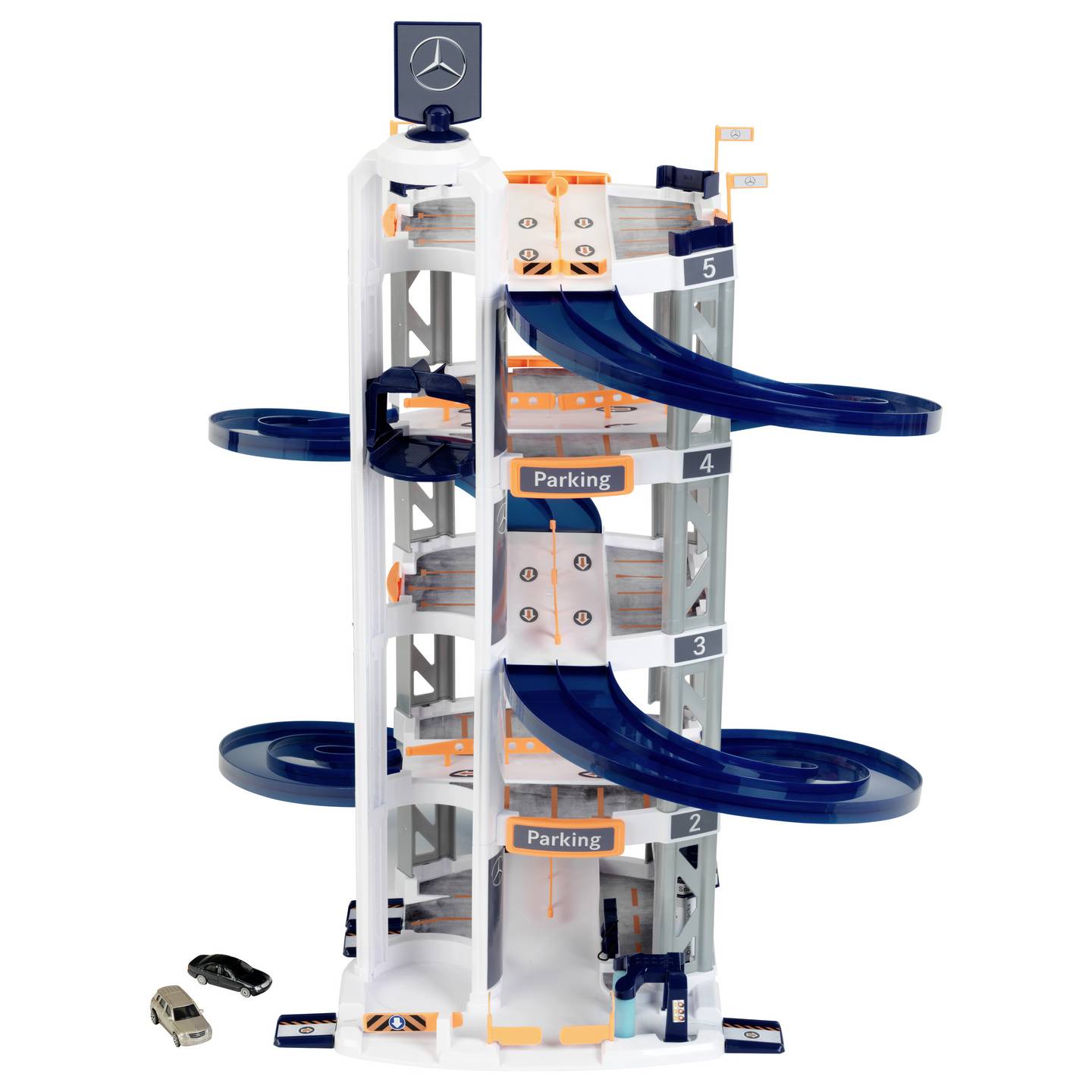 Theo Klein Parkhaus Garage Mercedes-Benz Spielzeug Auto Fahrstuhl Waschstraße - 4009847039729