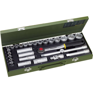 B-Ware Proxxon Industrial Steckschlüsselsatz Steckschlüssel Handwerkzeug 12,5 mm 29tlg