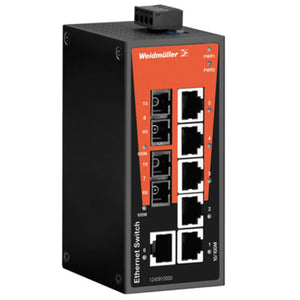 B-Ware Weidmüller Industrial Ethernet Switch IE-SW-BL08-6TX-2SC Unmanaged 6 Ports IP30