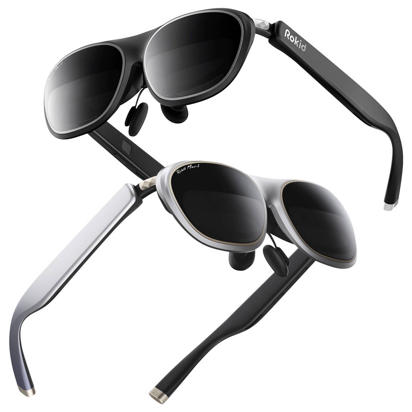 Rokid Brille 2 Headset Augmented Reality Set Schwarz Streaming Station Gaming 3D - 4064161486796