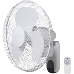 B-Ware Sygonix Wandventilator Wandlüfter 45W 3-stufige Luftzirkulation Weiß Ø430mm