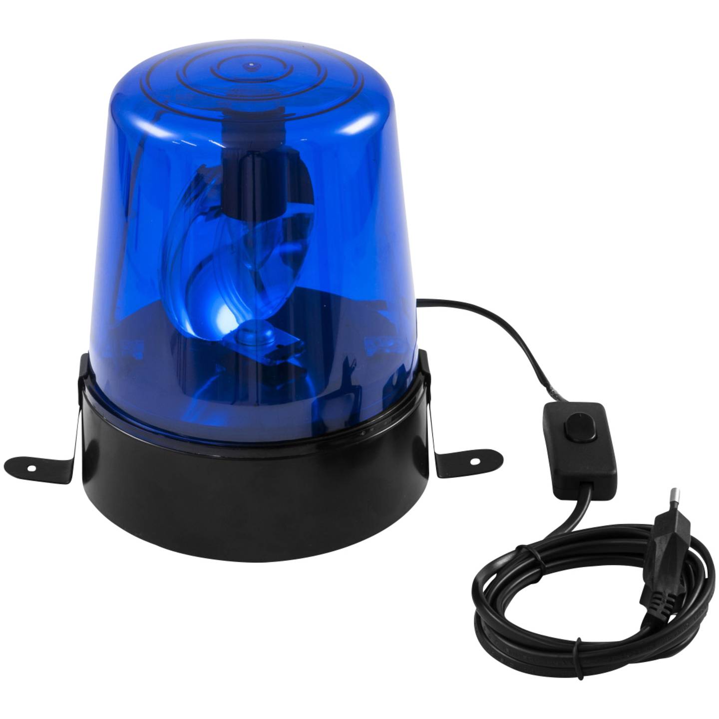Eurolite Polizeilicht Rundumleuchte LED blau E14 1 Leuchtmittel 145x200x180mm - 4026397647358
