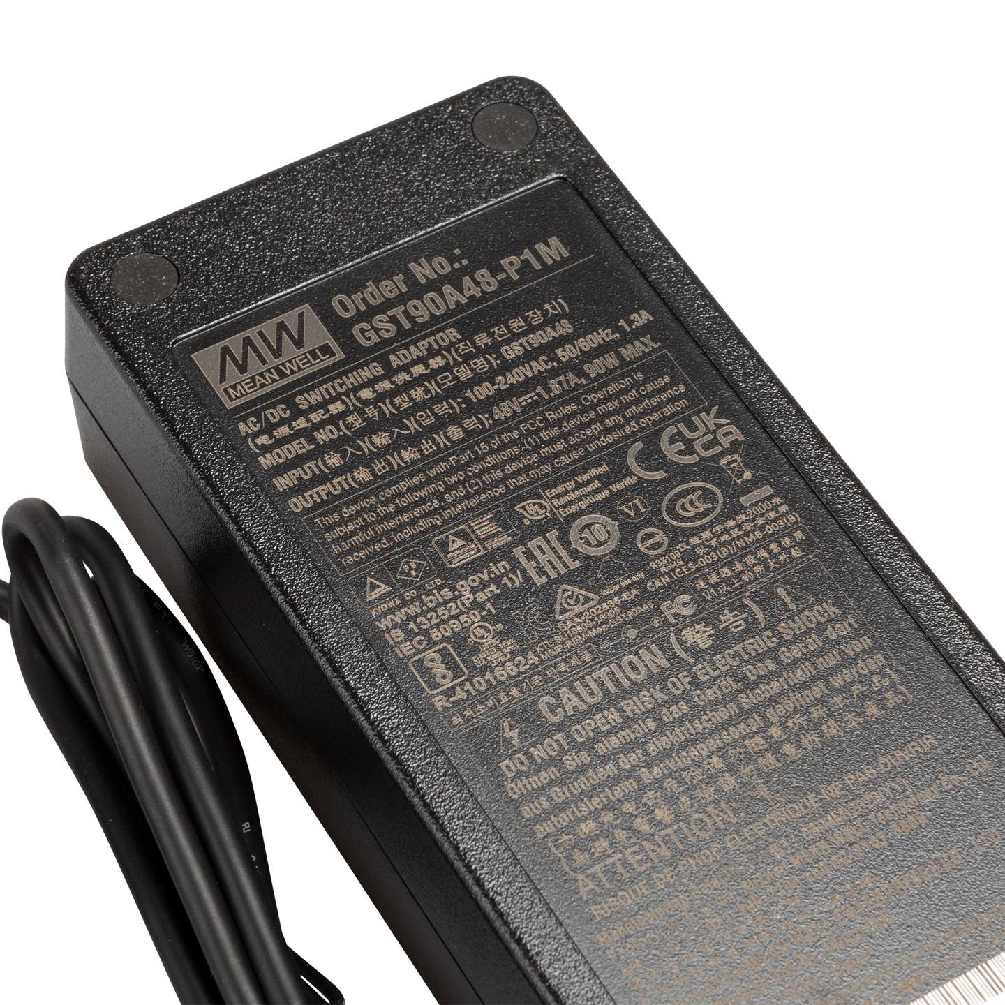 MEAN WELL AC/DC Adapter 264V Ac Output 1870 MA, 48 V Dc - 4021087028370