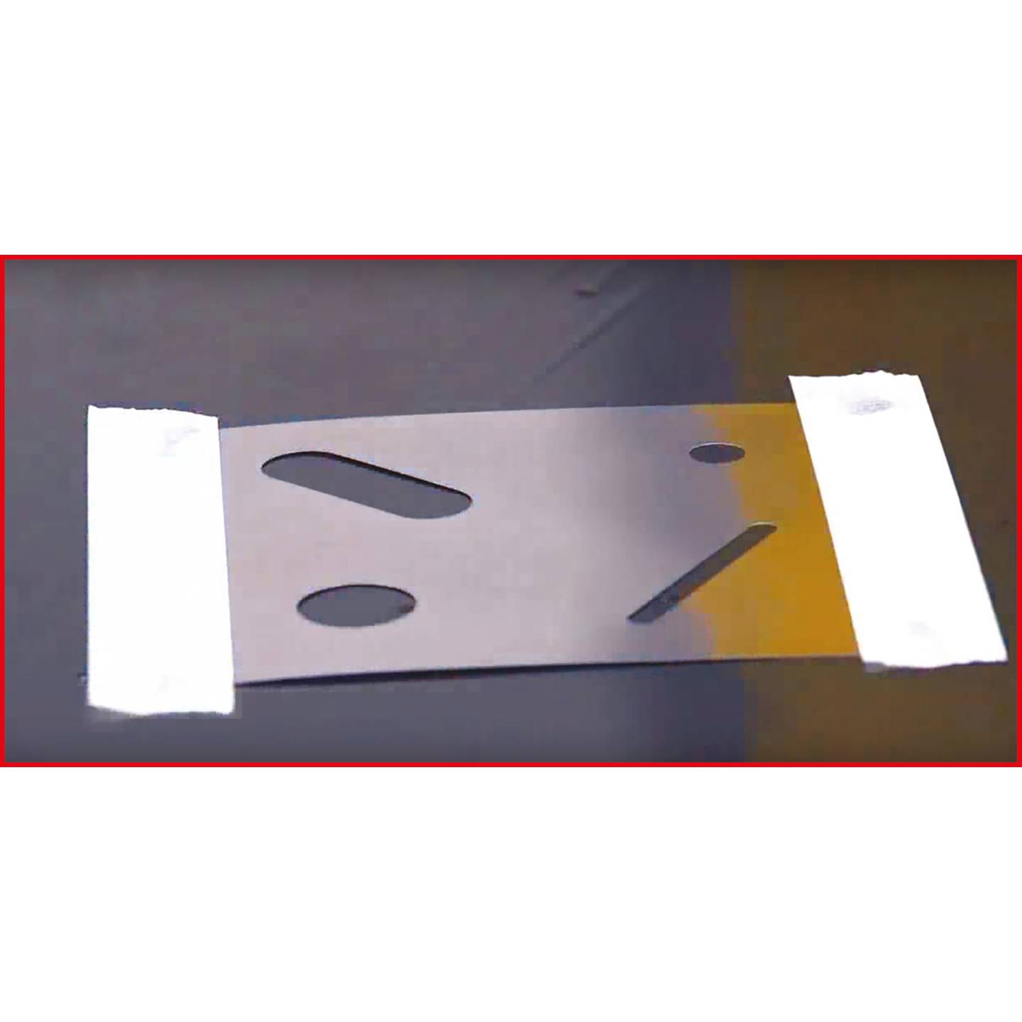 KS Tools Abdeckschablonen Edelstahl 3-teilig wiederverwendbar 120x120mm 0,05mm - 4042146660881