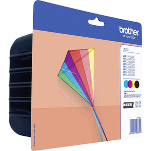 B-Ware Brother Druckerpatrone LC-223 Original Kombi-Pack Tinte Schwarz Cyan Magenta
