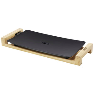 B-Ware Princess Teppan Yaki Tischgrill Elektro Grill Bambus schwarz 2200W 500x250mm