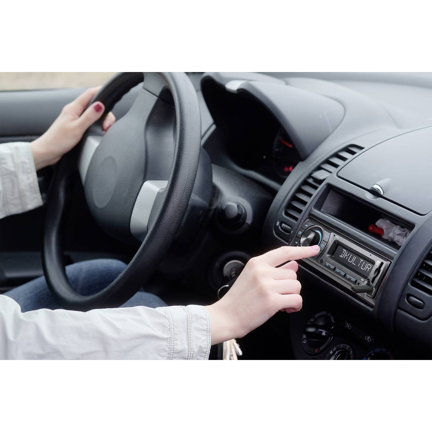 Renkforce Autoradio DAB+ Tuner Bluetooth Freisprecheinrichtung Schwarz 4x40W - 4064161178042