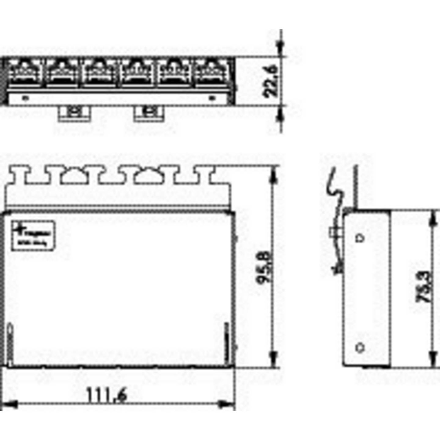 Telegärtner 100006992 6 Port Netzwerk-Patchpanel CAT 6a 3 HE Bestückt - 4018359368203