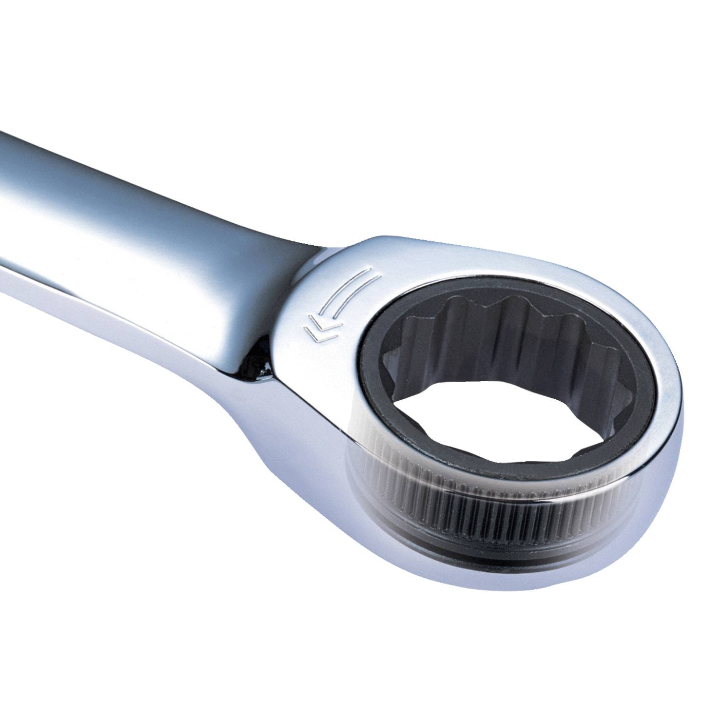 KS Tools Maul-Ringratschenschlüssel 30mm Chrom-Vanadium Stahl 72 Zähne 396mm - 4042146477663