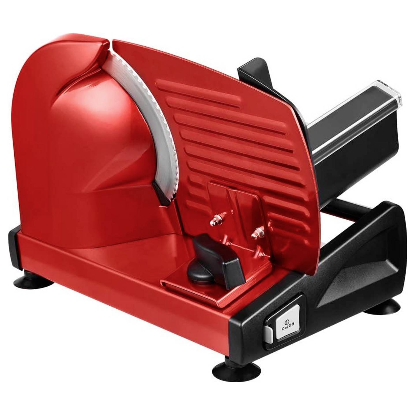 Efbe Allesschneider AS 1003 RD Rot Küchenmaschine 150W Edelstahl Messer - 4262498570236