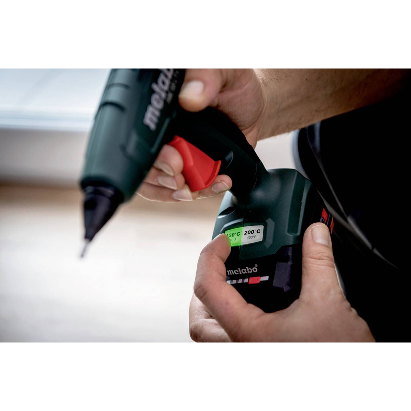 Metabo Akku Heißklebepistole Heißkleber Klebepistole 18V 11mm ohne Akku 200°C - 4061792244887