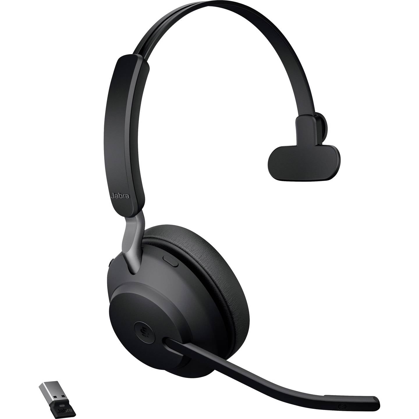 Jabra On Ear Headset Evolve2 65 Bluetooth Mono Lautstärkeregelung schwarz 35h - 5706991022964
