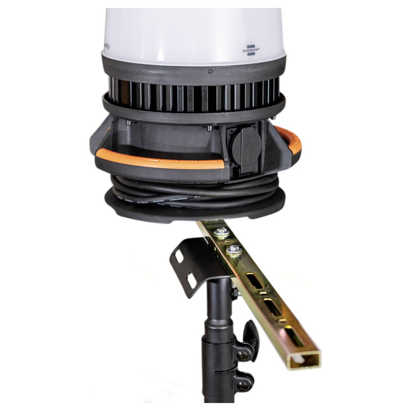Brennenstuhl LED-Baustrahler ORUM 12050 M 360° mit Steckdose 12600 lm IP54 - 4007123675326