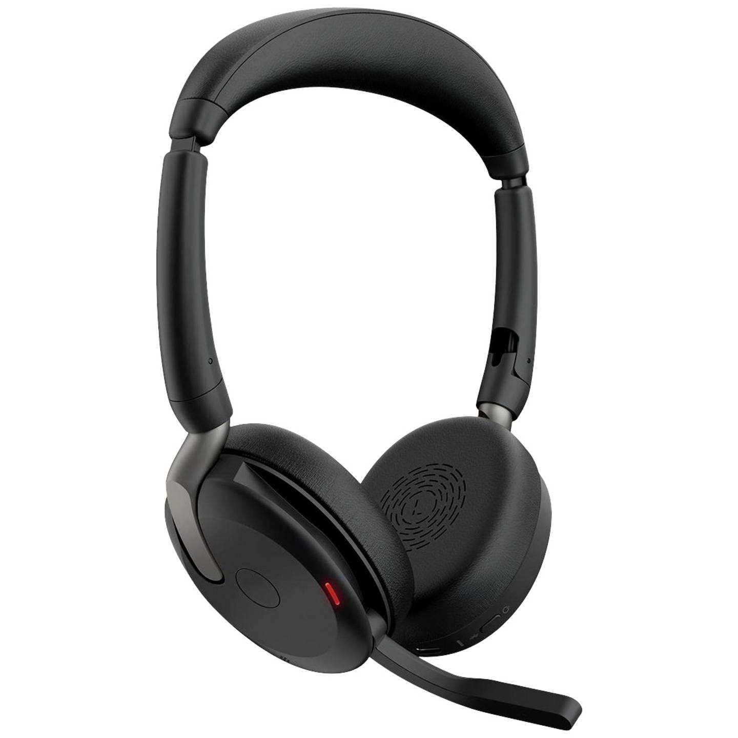 Jabra On Ear Headset Evolve2 65 Flex Bluetooth Stereo Schwarz Noise Cancelling - 5706991029093