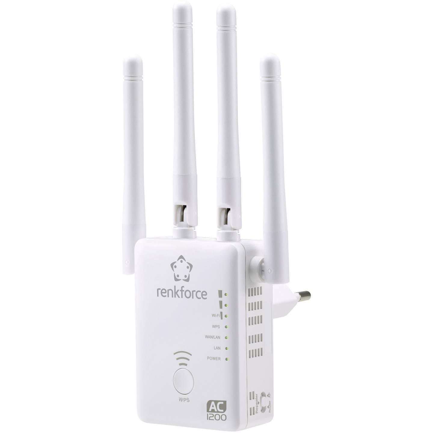 Renkforce WLAN Repeater WS-WN575A3 Dual Band AC1200 Netzwerkverstärker 300MBit/s - 4053199925117
