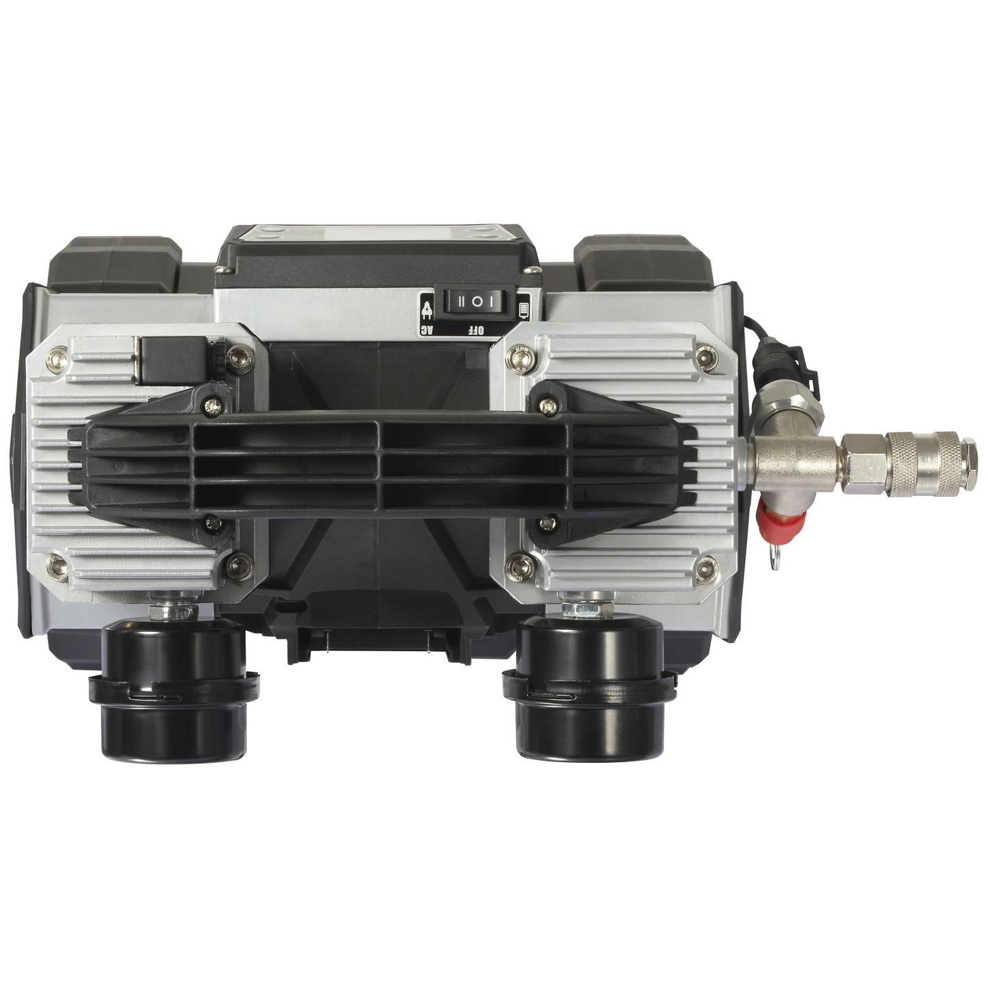 TOOLCRAFT DRUCKLUFT-KOMPRESSOR DC18V 500W 65l/min 9bar 2 Zylinder mobil kompakt - 4064161305509