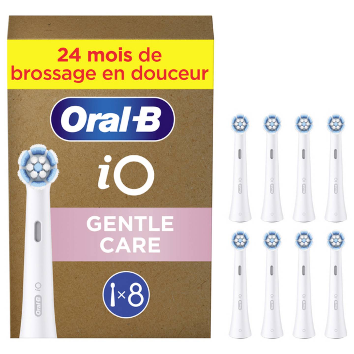 Oral-B Aufsteckbürste iO Gentle Care Ersatzbürsten 8 St. für elektrische - 8700216774130