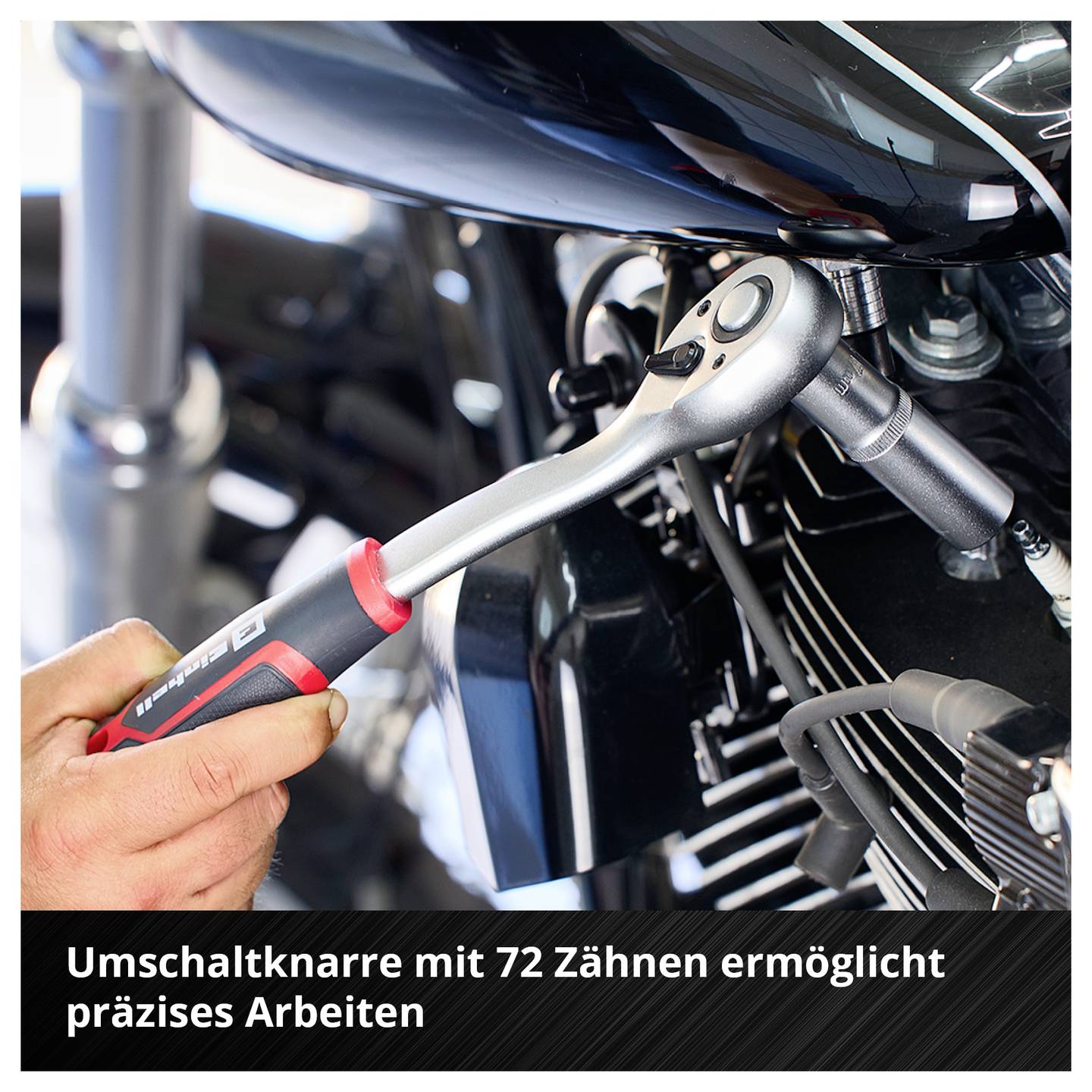 Einhell 201-tlg Werkzeugkoffer Allrounder 370513 bestückt rot-schwarz - 4009313705134