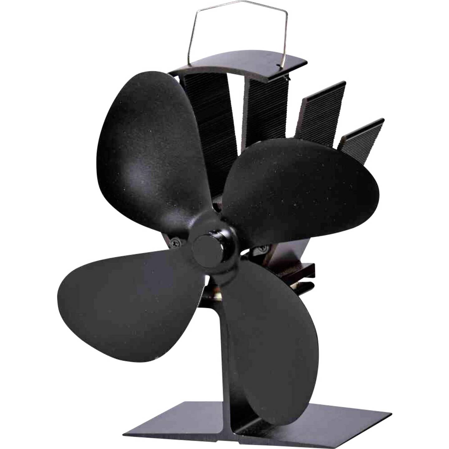 Firefix Ofenventilator Heizlüfter schwarz stromlos geräuschlos Wärmeverteilung - 4017537648458