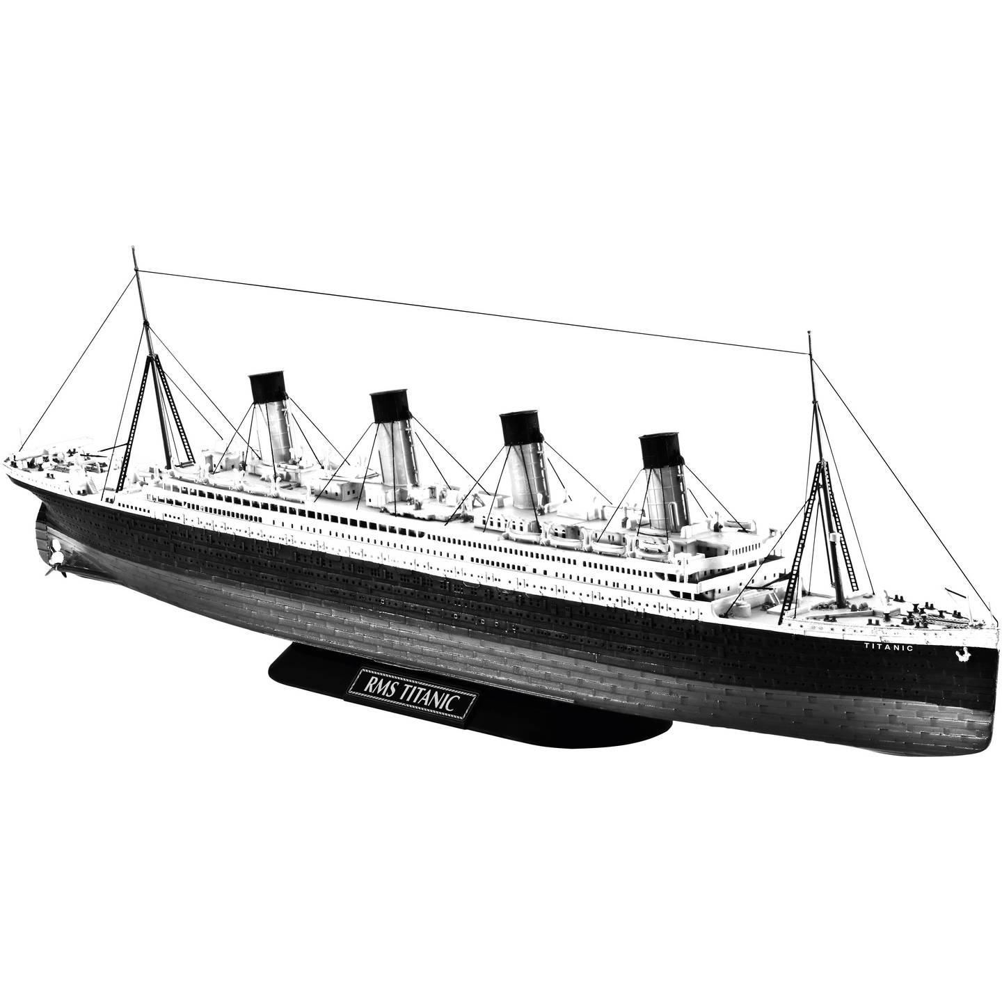 Revell Schiffsmodell Bausatz R.M.S. Titanic 1:700 Modellboot 132 Teile 385cm - 4009803052106