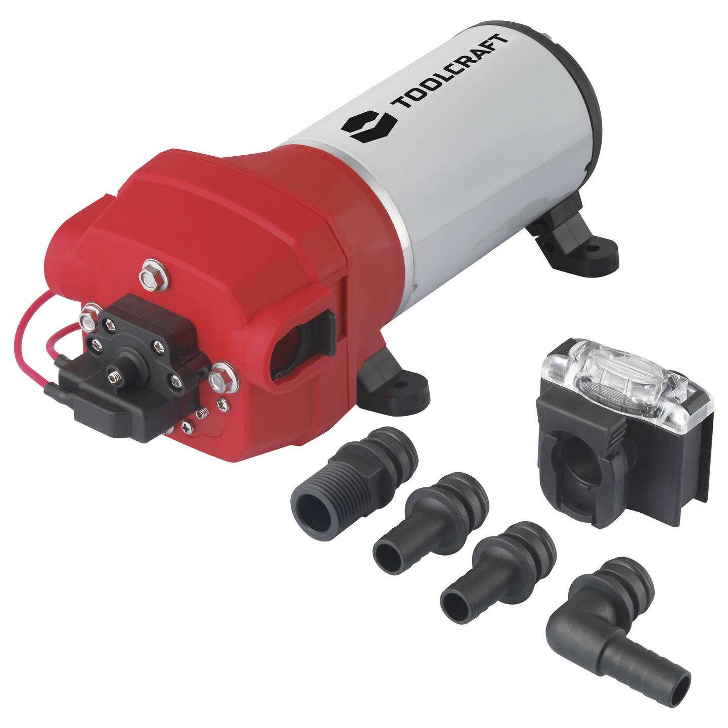 Toolcraft Niedervolt-Druckwasserpumpe 1020l/h 12V Pumpe Wasserförderung 2.3bar - 4064161187310