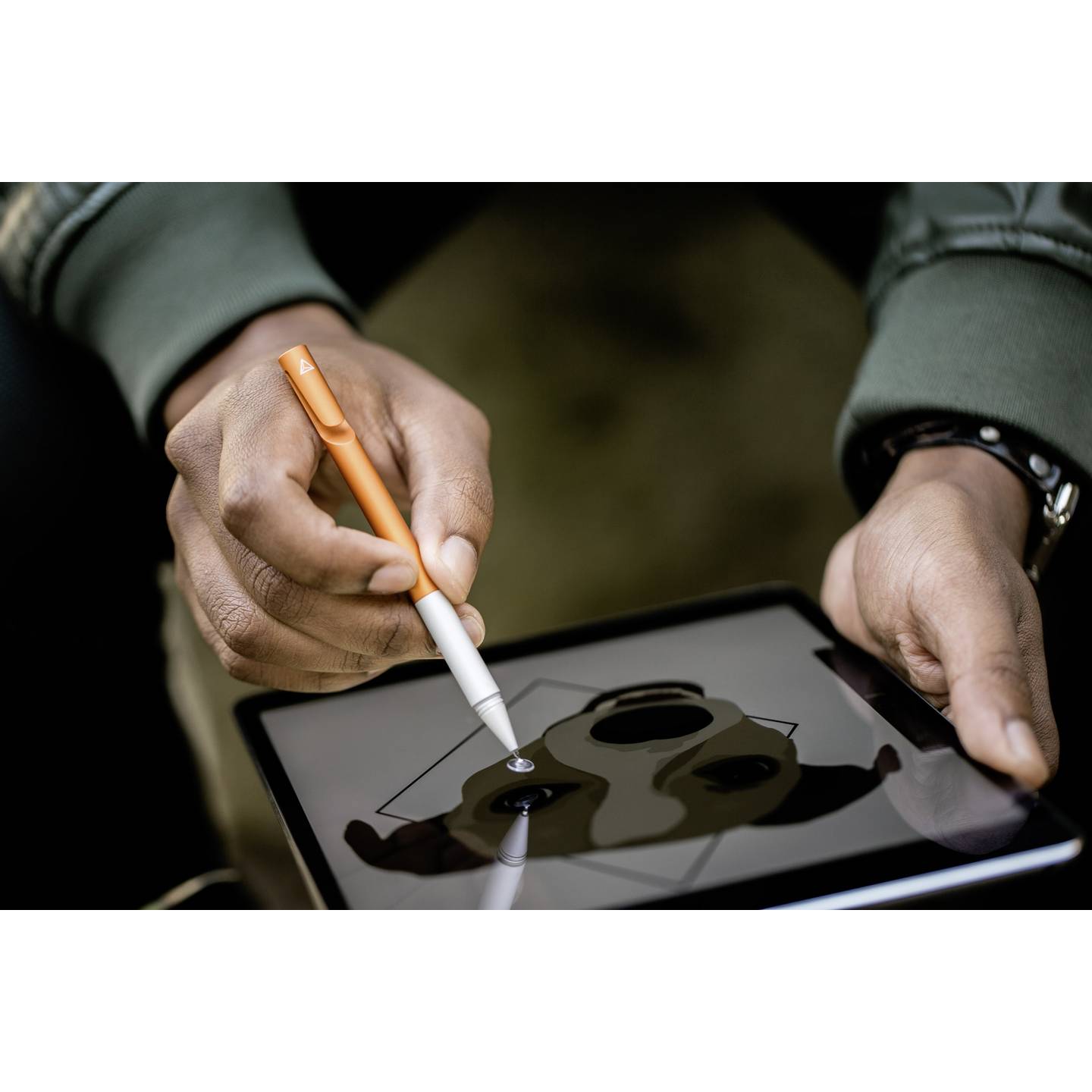 Adonit Touchpen Mini 4 Dunkelgrau Stylus für Apple iPhone 16 Geräte mit Display - 0847663022822