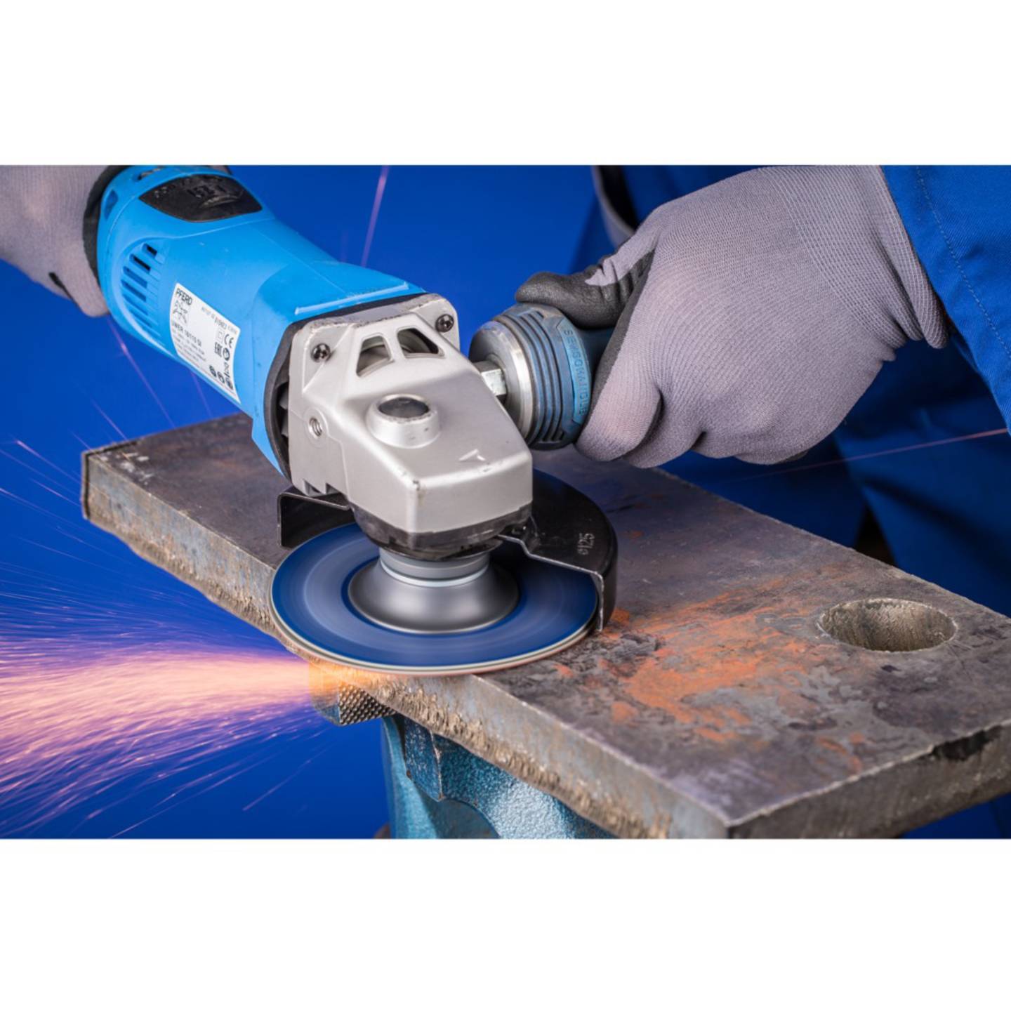 PFERD TOOLS Schleifpapier Schleifteller Körnung 80 Ø125mm 25 Stück für Schleifen - 4007220165119