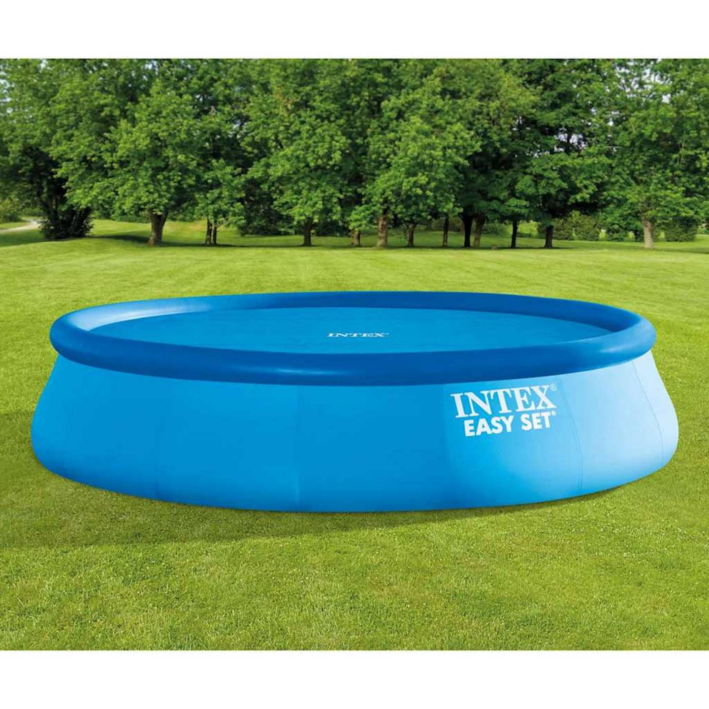 Intex Poolabdeckung Solarfolie 4,88m Schutzabdeckung für runde Pools 4,88 m ⌀ - 6941057422237