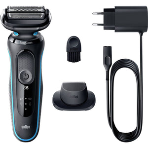 B-Ware Braun Folienrasierer 51-M1200s Akku Rasierer Trimmer wasserdicht schwarz blau