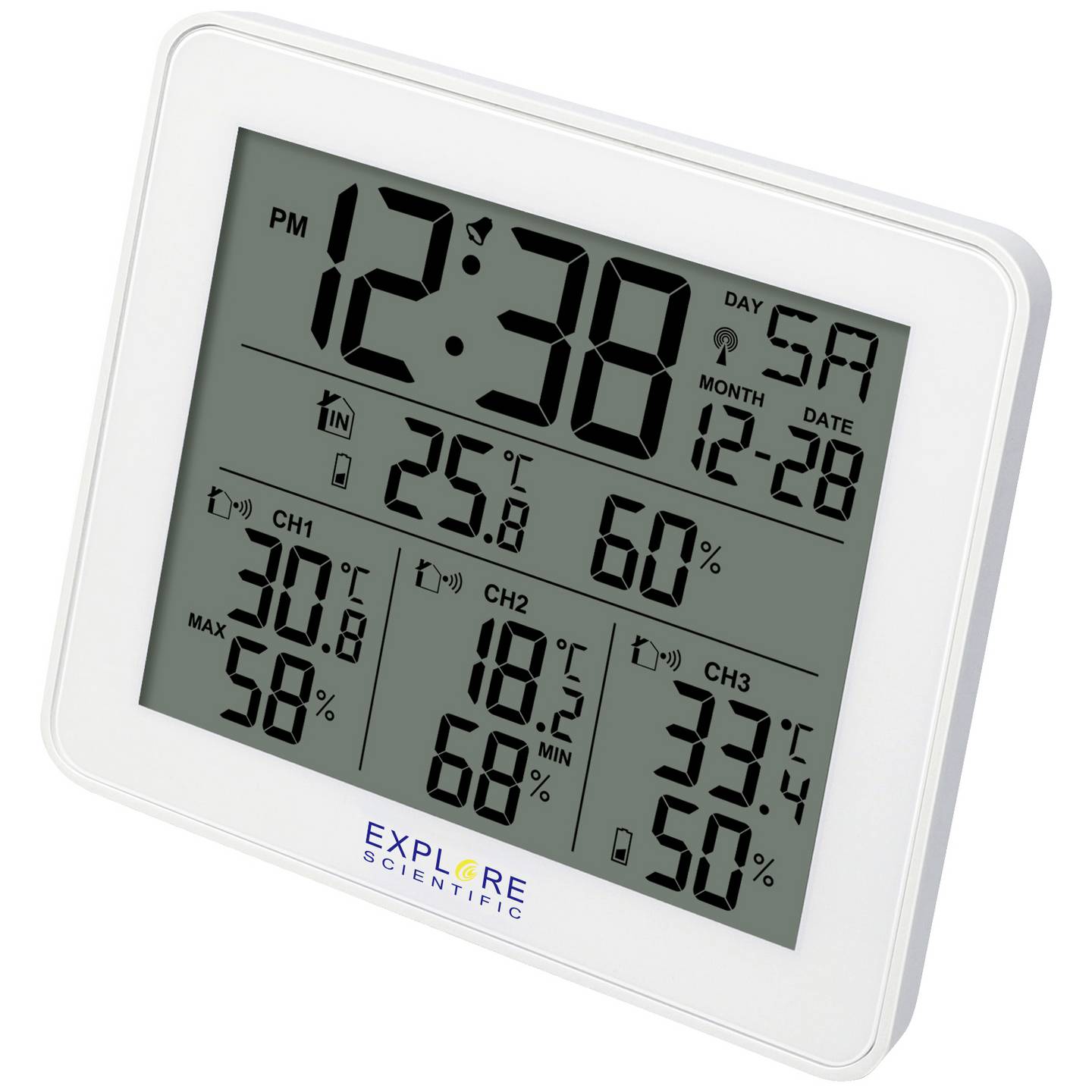 Explore Scientific Funk-Wetterstation WSH4003 Wetterstation 3 Sensoren digital - 4007922065793