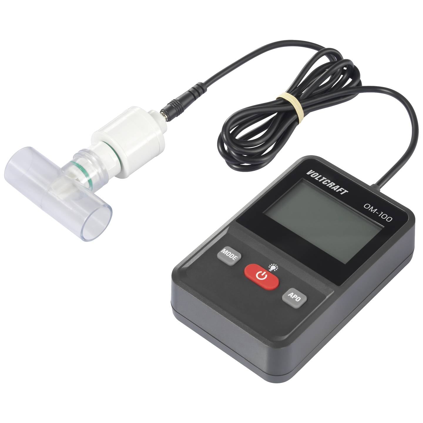 Voltcraft Sauerstoff-Messgerät OM-100 0-100% O2 Kalibriert IP65 192g Messgerät - 4064161213866