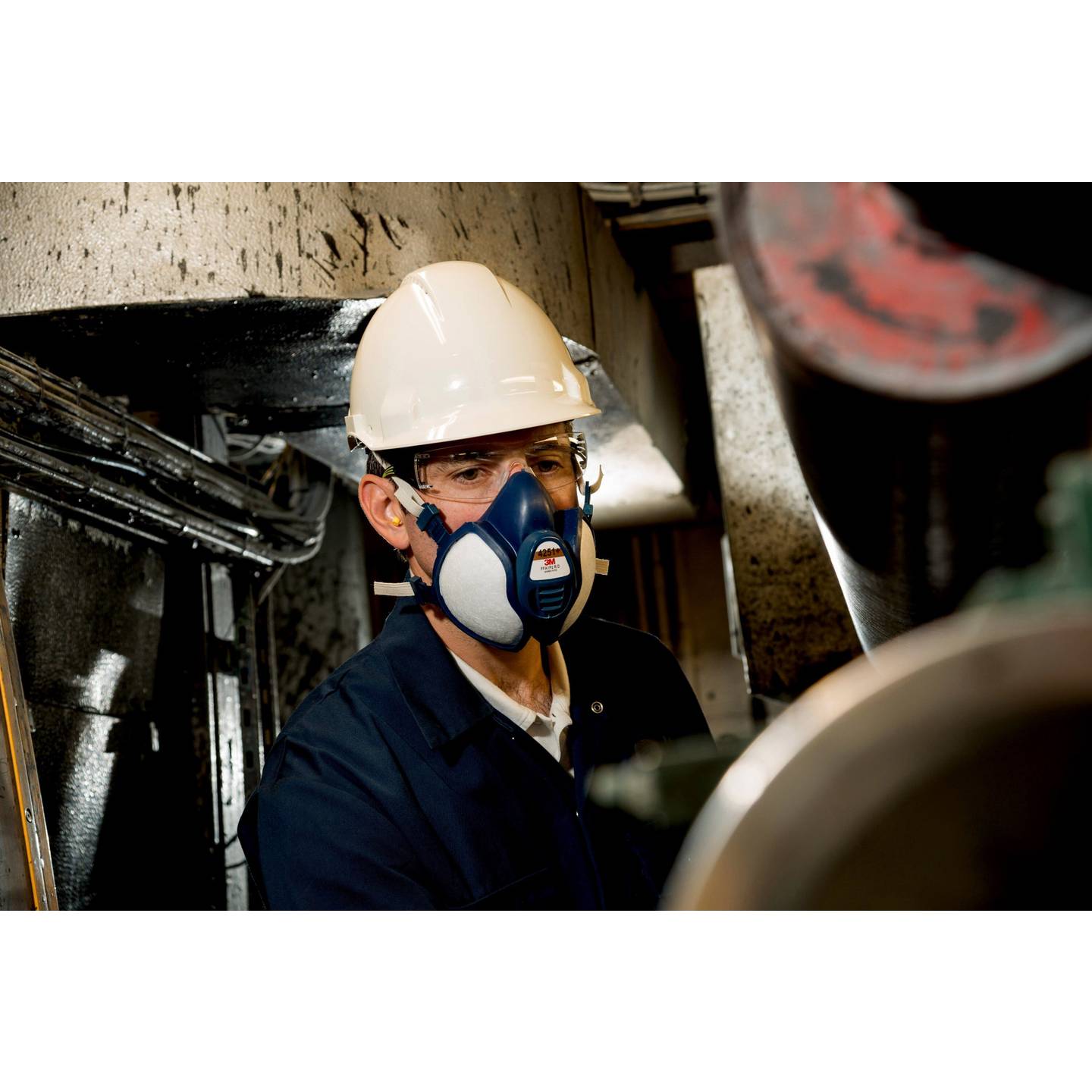 3M Atemschutz Halbmaske FFABEKP3 R D 4279+ Schutzmaske Industrie blau 300g - 4054596256361