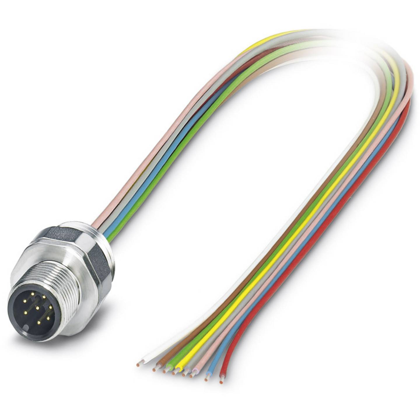 Phoenix Contact Sensor-/Aktor-Einbausteckverbinder M12 Stecker 4-polig IP67 0,5m - 4046356693424