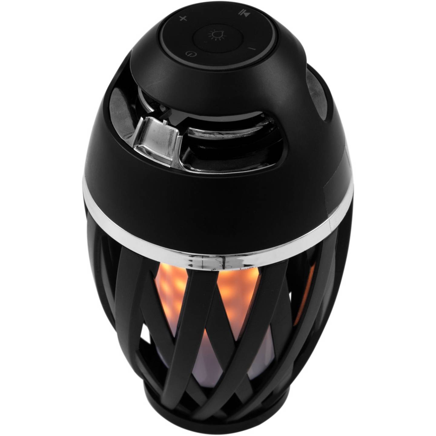 Eurolite LED-Flamelight mit Bluetooth-Lautsprecher 96 LEDs warmweiß 10x16.6cm - 4026397640113