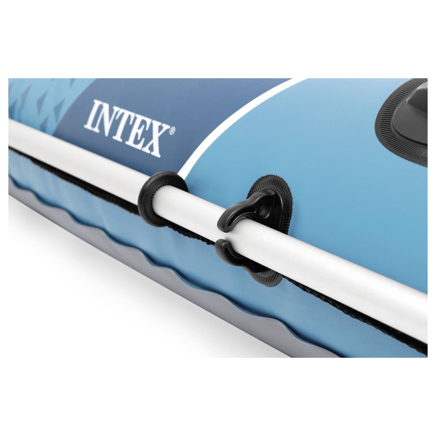 Intex Excursion 4 Bootset Sportboot 4 Personen 500kg Aluminium Paddel 315x165cm - 6941057430621