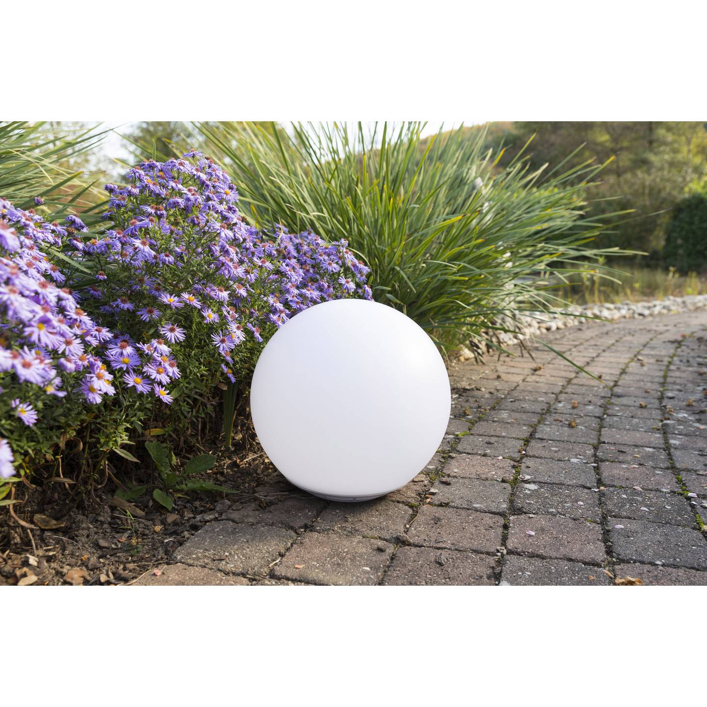 Heitronic Solar-Dekoleuchte Solarkugel LED Gartenleuchte RGBW schwimmfähig - 4002940372342