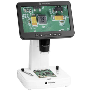 B-Ware Toolcraft Digital-Mikroskop 300x Auflicht Durchlicht USB Mikroskop 1500x Zoom