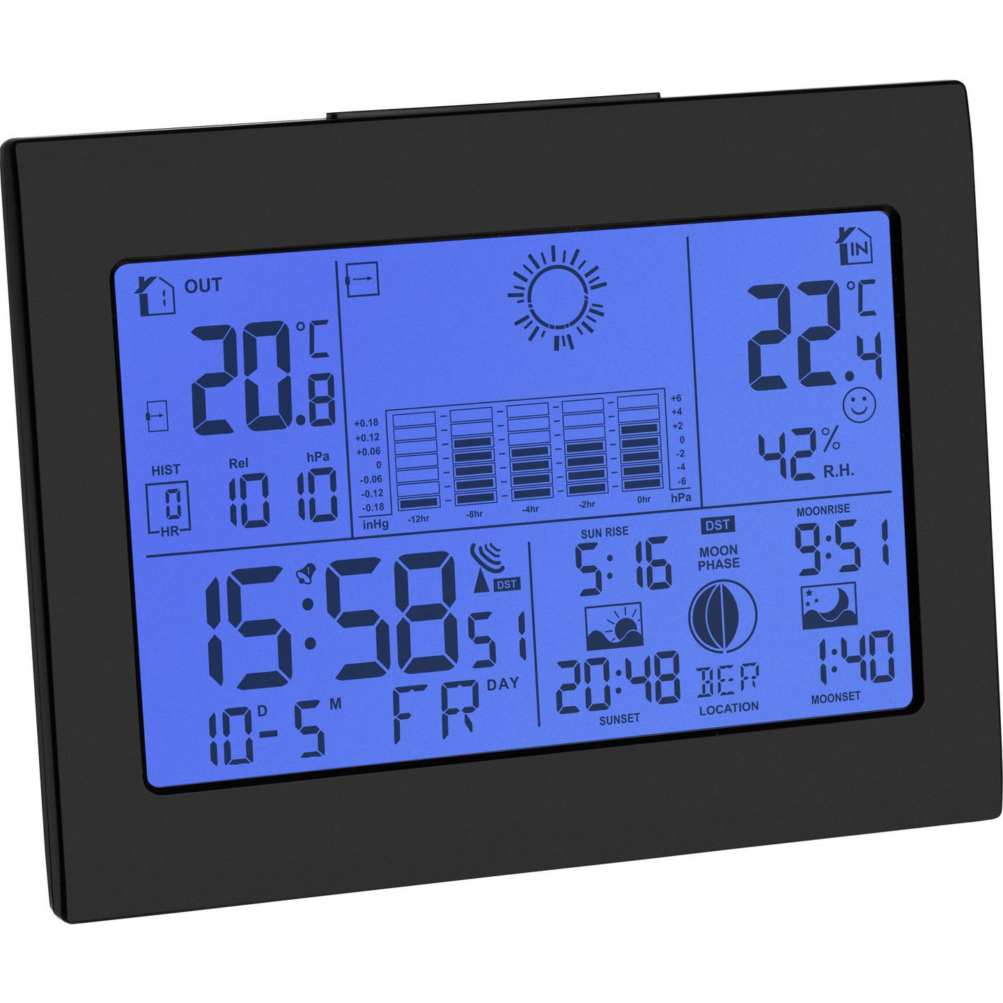 TFA Dostmann HORIZON 35.1155.01 Funk-Wetterstation Wetter-Station TFA - 4009816034281