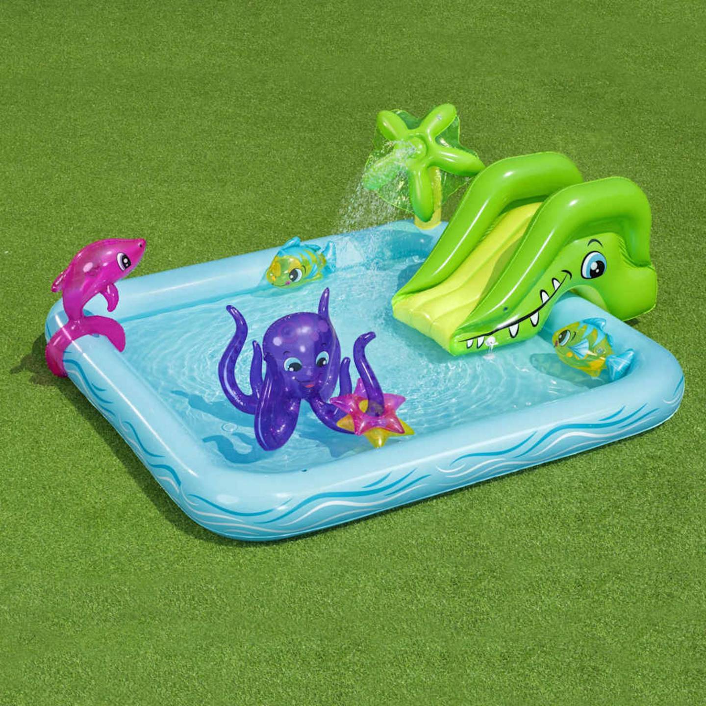 Bestway Wasser-Spielzentrum Fantastisches Aquarium 239x206x86cm für Kinder 308l - 6942138973686