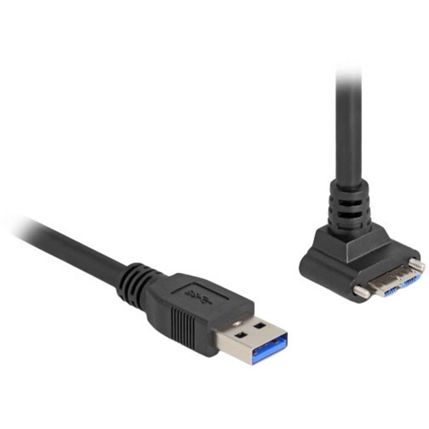 Delock USB-Kabel Verbindungskabel Kabel Computer Schwarz Micro-USB-B USB-A 1 m - 4043619804832