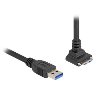 B-Ware Delock USB-Kabel Verbindungskabel Kabel Computer Schwarz Micro-USB-B USB-A 1 m