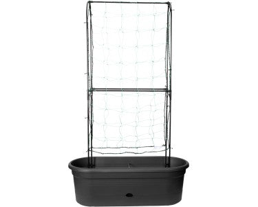 Elho Pflanzwand Veggie Wall Pflanzenwand Schwarz UV-beständig 26x80x31cm - 8711904350307