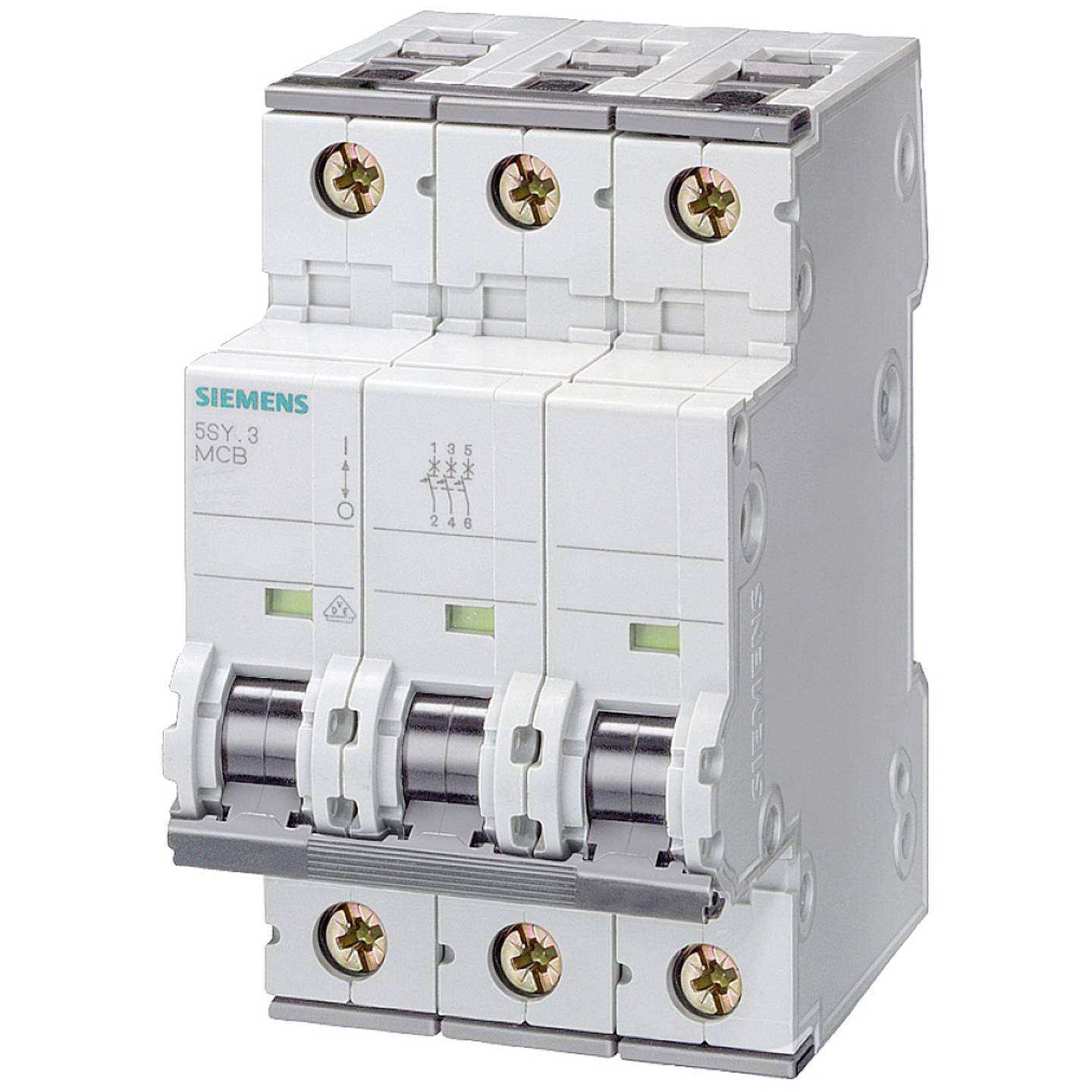 Siemens Leitungsschutzschalter SENTRON 5SY 25A 400V LS-Schalter 3-polig IP20 - 4001869247014