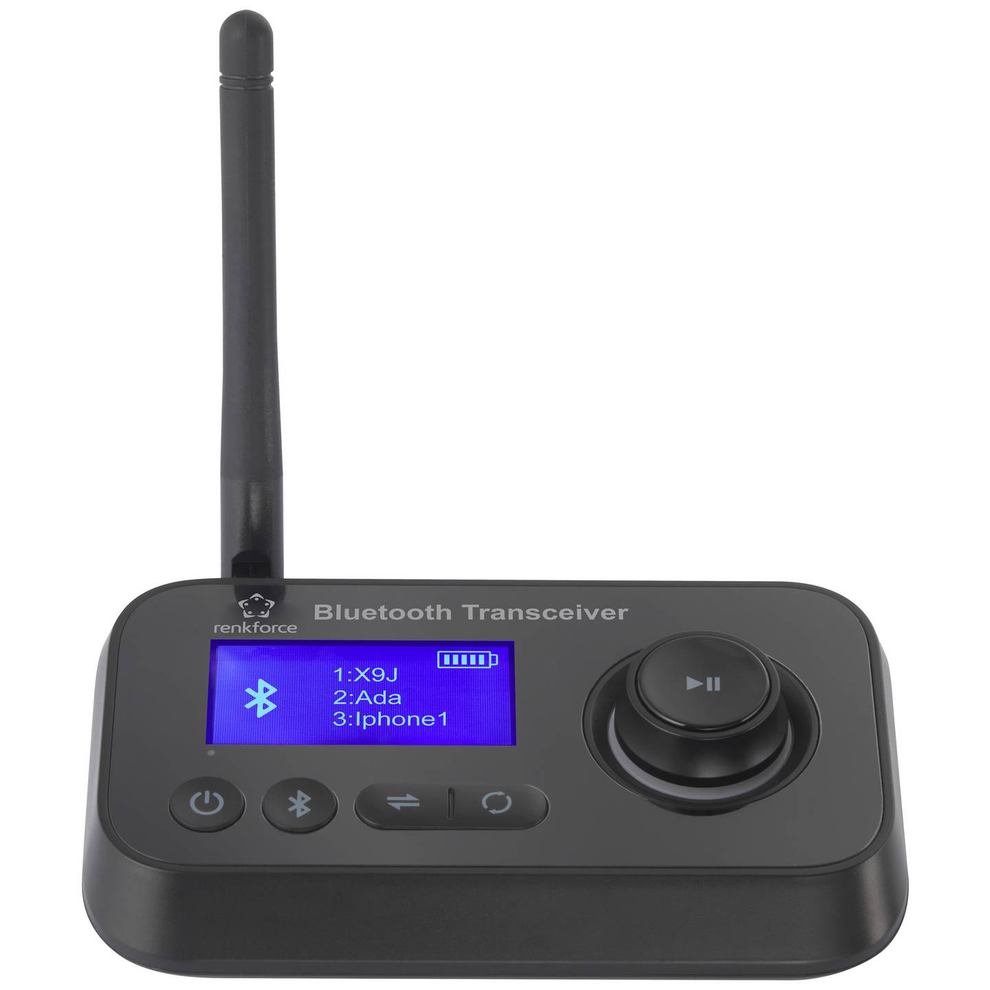 Renkforce Bluetooth Musik-Sender Empfänger RF-BTR-210 5.0 Reichweite 10m schwarz - 4064161214764